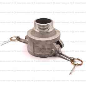 Камлок переходной B-3020 (мама 75 мм / 3" с наружной резьбой 2", алюминиевый)