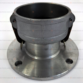 Камлок с фланцем FC-400 (4 дюйма, 102 мм), алюминиевый