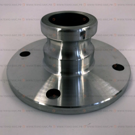 Камлок с фланцем FA-200 (2 дюйма, 51 мм), алюминиевый