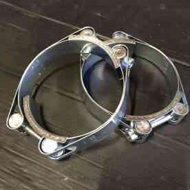 Хомут силовой двухболтовый