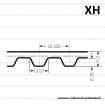 Ремень зубчатый XH с доставкой по Волгограду и Волжскому
